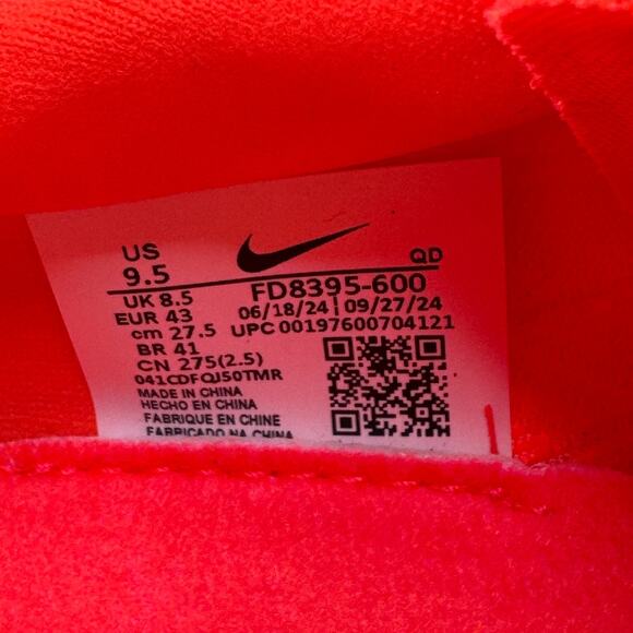 Nike Air Zoom Maxfly 2 Men’s Size 9.5 Bright Crimson Lime Blast FD8395-600 - Picture 11 of 11